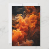 Kürbisgeschlechtsenthüllung in Booy oder Ghoul Hal Einladung (Rückseite)