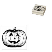 Kürbisgesicht 2 Briefmarke zur Illustration Gummistempel (Stempel)