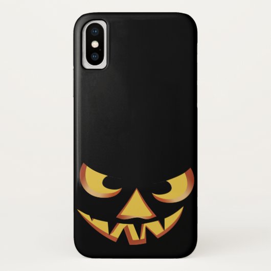 Kürbisgesicht 3 zu Halloween Case-Mate iPhone Hülle (Rückseite)