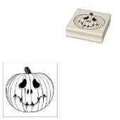 Kürbisgesicht Gummistempel (Stempel)