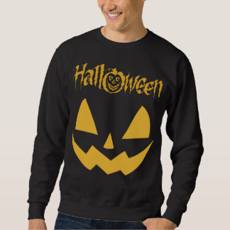 Kürbisgesicht, Halloween Custom Sweatshirt