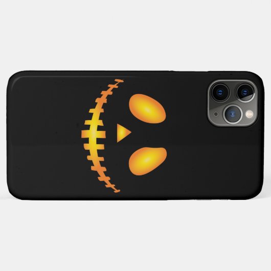 Kürbisgesicht Halloween Kürbislaterne Spooky Case-Mate iPhone Hülle (Rückseite (Horizontal))