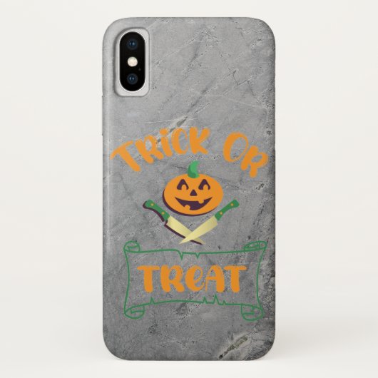 Kürbisgesicht Halloween oder Kreuzknochen probiere Case-Mate iPhone Hülle (Rückseite)