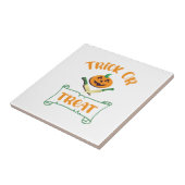 Kürbisgesicht Halloween oder Kreuzknochen probiere Fliese (Seite)