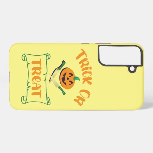 Kürbisgesicht Halloween oder Kreuzknochen probiere Samsung Galaxy Hülle (Rückseite (Horizontal))