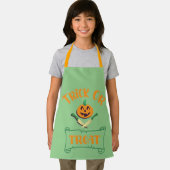Kürbisgesicht Halloween oder Kreuzknochen probiere Schürze (Insitu)