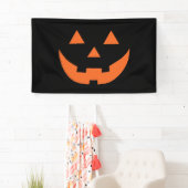 Kürbisgesicht Halloween-Orange-Kürbislaterne Banner (Insitu)