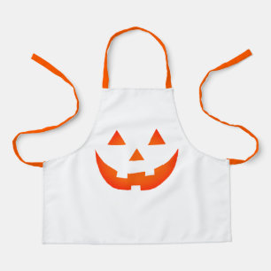 Kürbisgesicht Halloween-Orange-Kürbislaterne Schürze