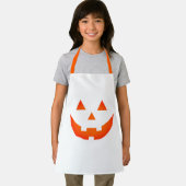 Kürbisgesicht Halloween-Orange-Kürbislaterne Schürze (Insitu)