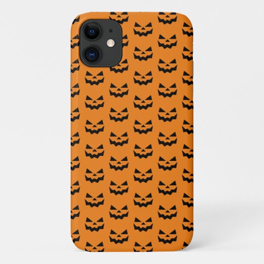 Kürbisgesicht Jack-o-Lantern Case-Mate iPhone Hülle (Rückseite)