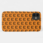 Kürbisgesicht Jack-o-Lantern Case-Mate iPhone Hülle (Rückseite (Horizontal))