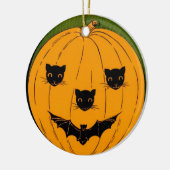 Kürbisgesicht Keramikornament (Links)
