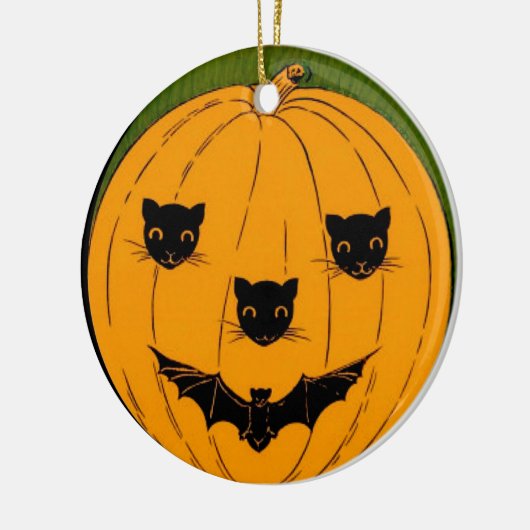 Kürbisgesicht Keramikornament (Links)