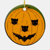 Kürbisgesicht Keramikornament (Hinten)