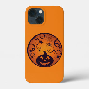 Kürbisgesicht und Spinne der Kürbislaterne Hallowe Case-Mate iPhone Hülle