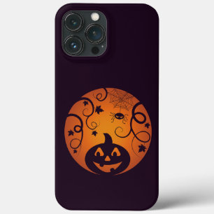 Kürbisgesicht und Spinne der Kürbislaterne Hallowe Case-Mate iPhone Hülle