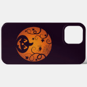 Kürbisgesicht und Spinne der Kürbislaterne Hallowe Case-Mate iPhone Hülle (Rückseite (Horizontal))