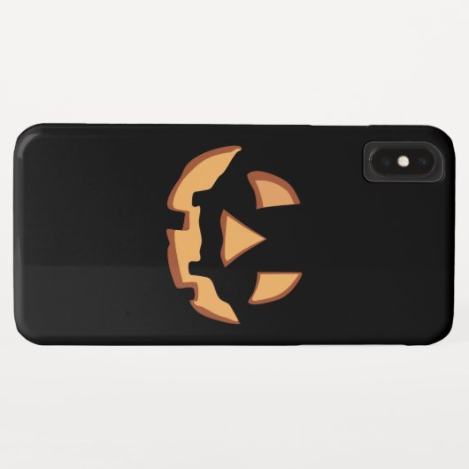Kürbisgesicht zu Halloween Case-Mate iPhone Hülle (Rückseite (Horizontal))