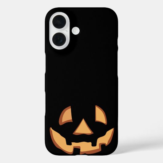 Kürbisgesicht zu Halloween Case-Mate iPhone Hülle (Rückseite)