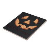 Kürbisgesicht zu Halloween Fliese (Seite)