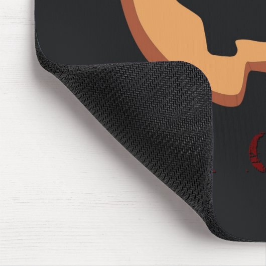 Kürbisgesicht zu Halloween Mousepad (Ecke)