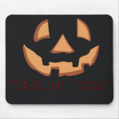 Kürbisgesicht zu Halloween Mousepad (Vorne)