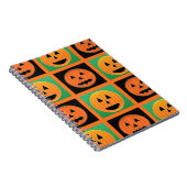 Kürbisgesichtsmuster Notizblock (Rechte Seite)