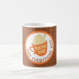 Kürbisgewürz-Abzeichen Kaffeetasse