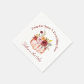 Kürbisgewürz & alles Gute, Herbst Erntedank Serviette (Ecke)