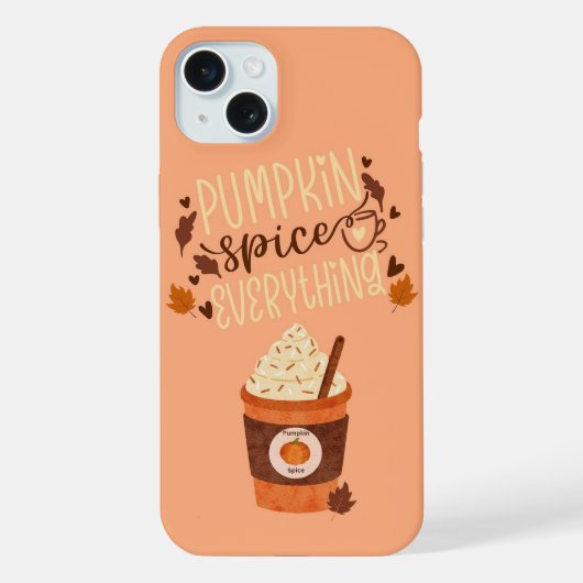 Kürbisgewürz Alles iPhone Hülle (Rückseite)