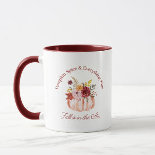 Kürbisgewürz & alles nett, Herbstrot fallen Tasse