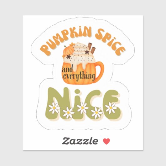 Kürbisgewürz & Alles Nizza Aufkleber (Blatt)