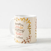 Kürbisgewürz alles schön kaffeetasse (Vorderseite Links)