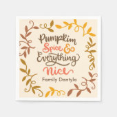 Kürbisgewürz alles schön serviette (Vorderseite)