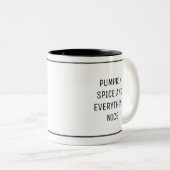 Kürbisgewürz - Einfliegerangebot Zweifarbige Tasse (VorderseiteRechts)