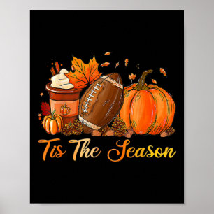 Kürbisgewürz Fuß Tis Die Saison Herbst Dankfest Poster