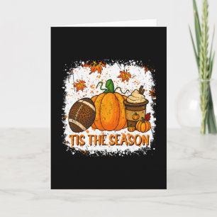 Kürbisgewürz Fußll Es Ist Die Saison Herbst Thanks Karte