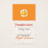 Kürbisgewürz | Geschenkmarke (Vorderseite)