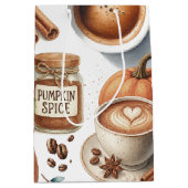 Kürbisgewürz Geschenktasche Medium Mittlere Geschenktüte (Vorderseite)