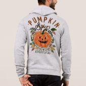 Kürbisgewürz, Halloween-Kollektion Hoodie (Rückseite)