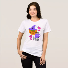 Kürbisgewürz Halloween T-Shirt „Tis the Season“ Tri-Blend Shirt