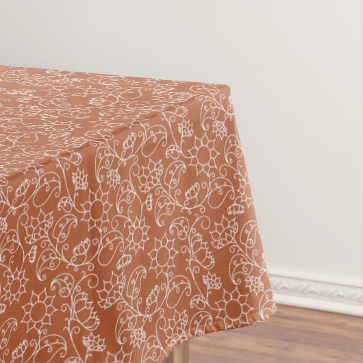 Kürbisgewürz-Herbst-Blumentischdecke Tischdecke (Beispiel)
