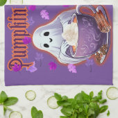 Kürbisgewürz ist mein Boo Geschirrtuch (Gefaltet)