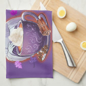 Kürbisgewürz ist mein Boo Geschirrtuch (Viertel Falte)