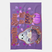 Kürbisgewürz ist mein Boo Geschirrtuch (Vertikal)