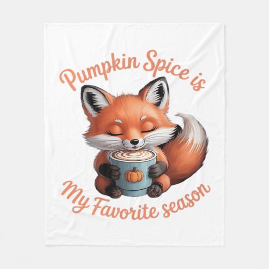 Kürbisgewürz ist mein Lieblingsjahresfall Classic Fleecedecke (Vorderseite)