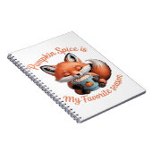 Kürbisgewürz ist mein Lieblingsjahresfall Classic Notizblock (Rechte Seite)