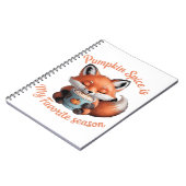 Kürbisgewürz ist mein Lieblingsjahresfall Classic Notizblock (Linke Seite)