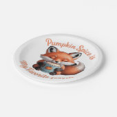 Kürbisgewürz ist mein Lieblingsjahresfall Classic Pappteller (Schrägansicht)