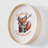 Kürbisgewürz ist mein Lieblingsjahresfall Classic Uhr (Winkel)